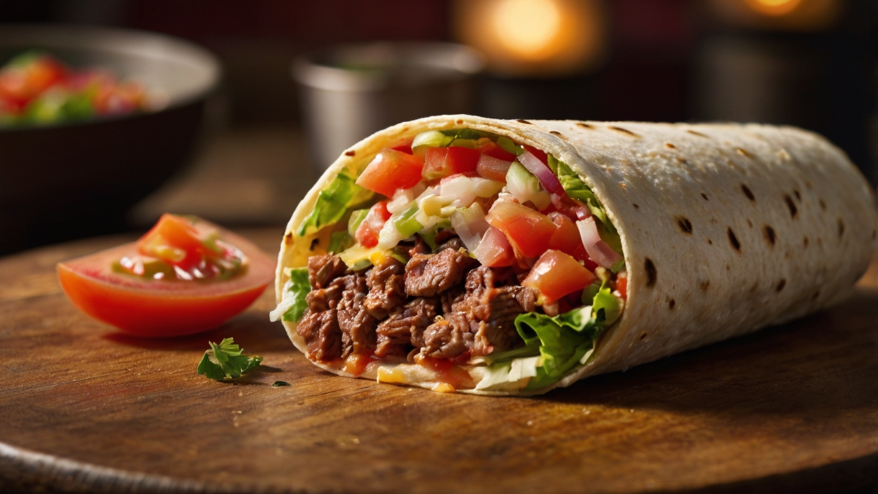 Burrito cafe interior